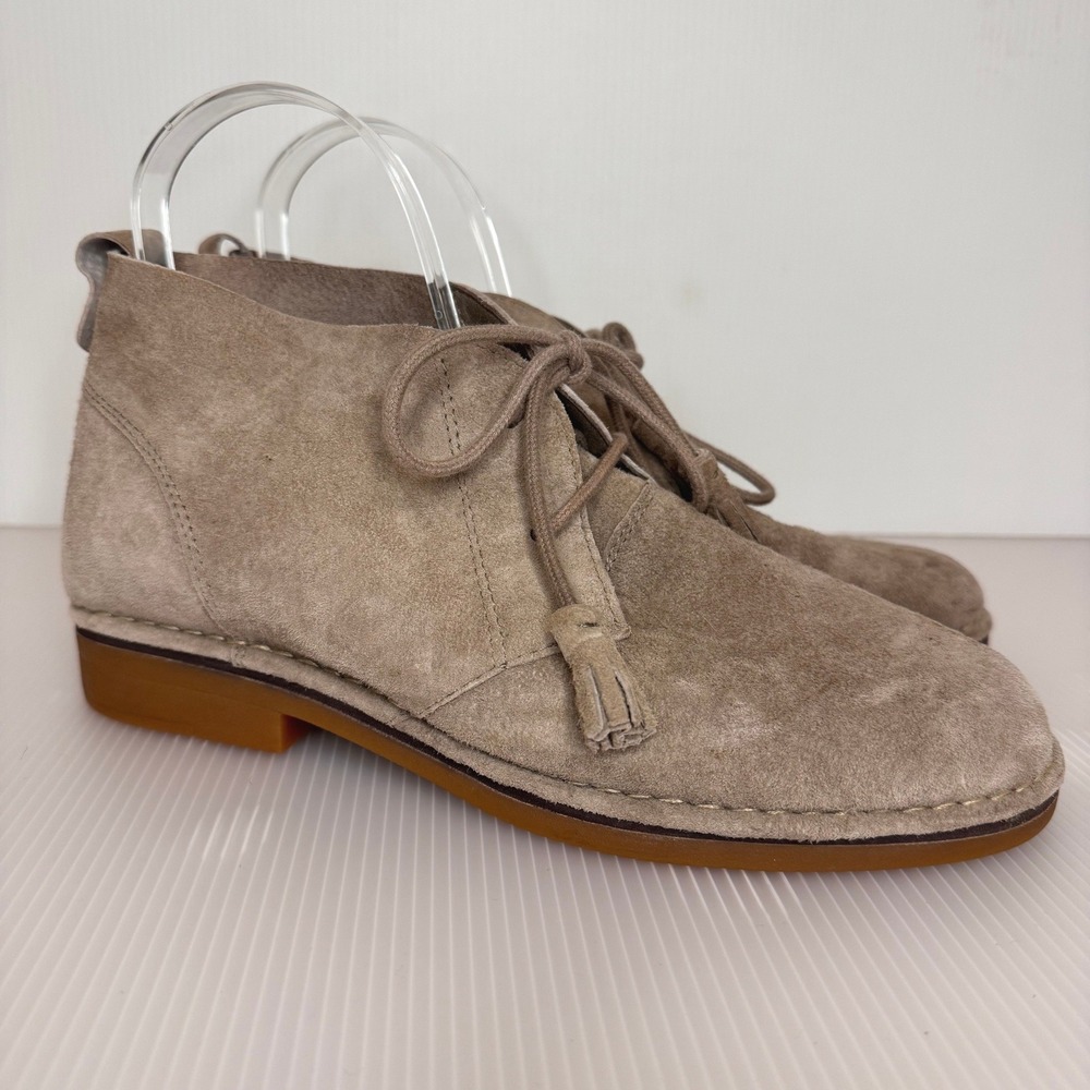 Hush‎ Puppies Cyra Catelyn Suede Desert Boots Size 8.5 Water-Resistant
